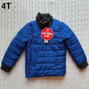 Buckle Me Car Seat Coat 4T NEW Toastier Winter Jacket Safe Car Ride CPST